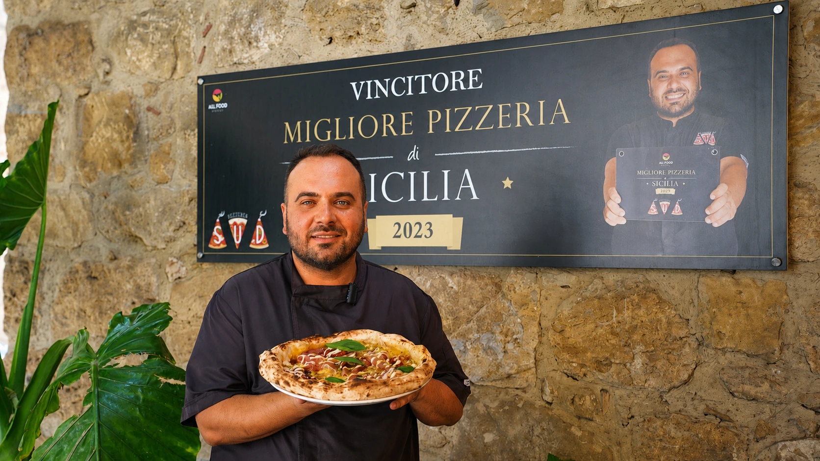 Emanuele Calà premiato come Migliore Pizzeria di Sicilia 2023